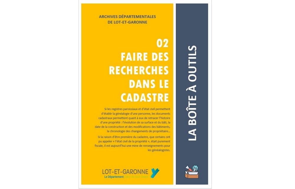 Guide pratique sur les recherches cadastrales